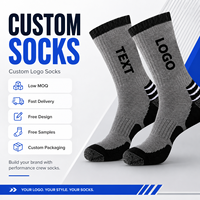 Chaussettes de sport athlétiques respirantes et confortables pour hommes et femmes, chaussettes de course tricotées, logo et design personnalisés