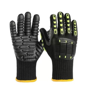 Guantes de Seguridad Resistentes a las Vibraciones para Trabajos de Construcción con Palma de Goma Espuma para Reparación de Automóviles y Mantenimiento de Vehículos - Product Image 1