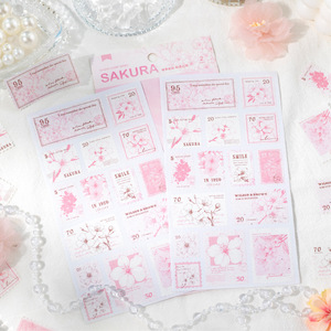 2 adesivi Per confezione serie di articoli Per ufficio postale della stagione della ciliegia fustellata in materiale di ciliegio europeo Per decorazione a Base di <span class=keywords><strong>Collage</strong></span> - Product Image 3