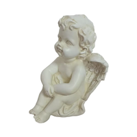 Charming Handcrafted Resin Angel Figurines for Holiday Home <strong>Decor</strong> and Outdoor Garden <strong>Christmas</strong> Accents