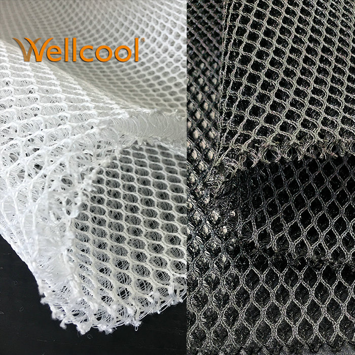 Grote Zeshoek Reductiedruk 8-10Mm Air Mesh 3d Spacer Mesh Stof Voor Auto Auto Motorfiets Stoel Warmte Ventilatie