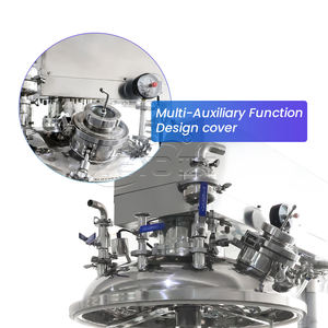 YETO 200L Aço Inoxidável Vacuum Homogenizer Mixer Cosmetic Cream Production Machine com Pump & Motor para Processamento Químico - Product Image 3