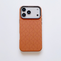 Coque de téléphone magnétique intégrale en forme de cube pour iPhone 17 16 15 14 Pro Max avec cadre de protection métallique pour appareil photo, accessoires mobiles en gros