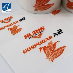 Hojas adhesivas transparentes personalizadas, pegatinas de vinilo transparente, PVC, Impresión de logotipos, rollo de etiquetas - Product Image 4