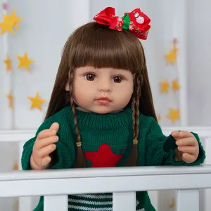 गर्म बिक्री निपल चूसना गुड़िया पुनर्जन्म बच्ची गुड़िया वसा सिलिकॉन पुनर्जन्म गुड़िया