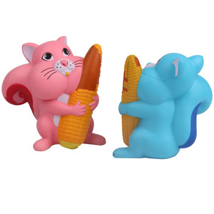 Juguete de espuma de poliuretano con forma de ardilla linda con maíz, de rebote lento, para niños de 2 a 4 años, unisex, juguete antiestrés. - Product Image 1