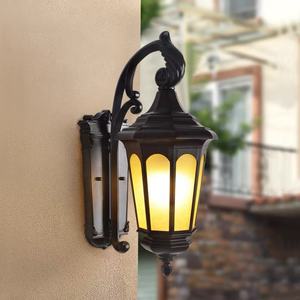 Siyah/bronz Retro açık peyzaj lamba su geçirmez avlu ışık bahçe Villa topluluk için Vintage dış aydınlatma - Product Image 2