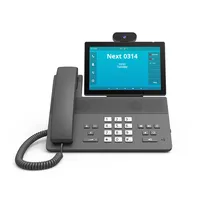 Téléphone VoIP de conférence audio-vidéo multi-parties, compatible avec le développement secondaire, enregistrement d'appels téléphoniques SIP IP, double Gigabit