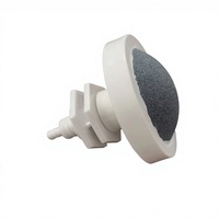 Diffuseur d'air rond en plastique écologique pour poissons et fruits de mer, diffuseur d'oxygène à bulles fines pour l'aération des aquariums