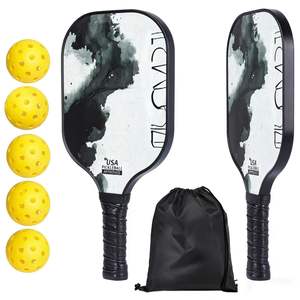 מחבט פיקלבול למבוגרים מסיבי פחמן עבה 18K לשימוש ספורטיבי עם ליבת חלת דבש PP בגודל 16 מ\"מ - Product Image 3