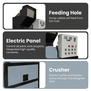 Máquina Separadora Automática de Cables de Desecho, Granuladora de Cobre, Máquina de Reciclaje de Chatarra de Alambre de Cobre - Product Image 4