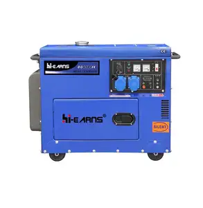 Hi-earns DG6500SE 5kva 5kw generador diesel súper silencioso precio