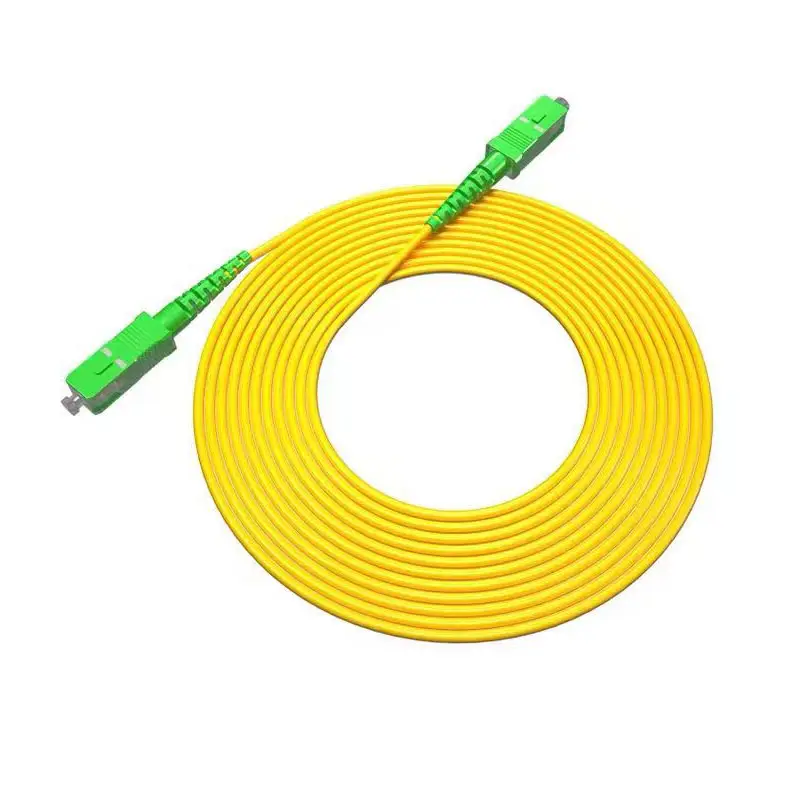 High Quality Singlemode 2.0mm 3.0mm High Speed Optical Fiber Cable SC FC ST APC UPC Single Mode Fiber Optic Patch Cord