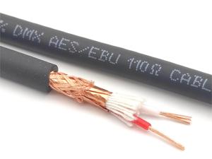 Cable de 2 núcleos DMX AES/EBU OFC Cable de control DMX de cobre desnudo 110/120 ohmios con cable de audio flexible de interferencia de bajo ruido - Product Image 2