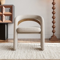 Silla Individual de Estética Minimalista - Nuevo Estilo Zen Chino, Diseñada para Salón de Té, Boutique, Ideal para Sala de Estar/Habitación Principal
