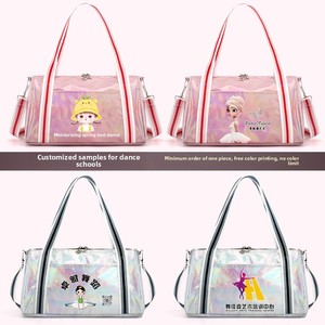 Bolsa de baile cruzada personalizada de gran capacidad <span class=keywords><strong>para</strong></span> niñas, Ropa de baile escolar de entrenamiento deportivo <span class=keywords><strong>para</strong></span> niños, bolsas de baile de Ballet <span class=keywords><strong>para</strong></span> niños - Product Image 4