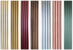 Panneau mural 3D rembourré style crème, auto-adhésif, écologique, insonorisant, décoration murale de fond pour chambre à coucher, maison, hôtel - Product Image 2