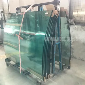 China Fabrik klar 10mm voll gehärtetes gebogenes Glas Preis benutzer definierte gebogene Form gehärtetes Glas Hersteller