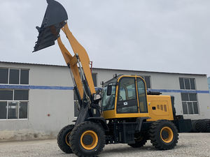 Новый сочлененный садовый трактор погрузчик Редуктор Мини 4x4 колесный погрузчик дизельный для погрузчика сахарного тростника - Product Image 3