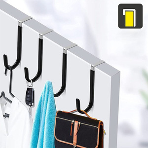 Crochet de porte en forme de Z, idéal pour suspendre vêtements, serviettes, chapeaux et manteaux dans le salon, la chambre ou la cuisine. - Product Image 2