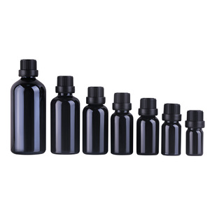 Noir brut 5ml 10ml 15ml 20ml 30ml 50ml 100ml Bouteille en verre avec pompe de pulvérisation en verre à brume fine/flacon compte-gouttes/bouchon inviolable - Product Image 4