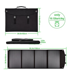 Paneles Solares Plegables Portátiles de 18V 36V 500w 100W 120W 200W para Camping y Actividades al Aire Libre, Venta al Por Mayor - Product Image 2
