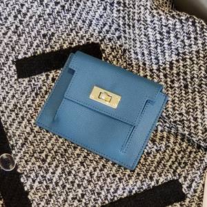 2023 एच नए हाथ का पैटर्न काउच वॉलेट लेदर शून्य वॉलेट कार्ड बैग कॉम्पैक्ट वॉलेट - Product Image 3