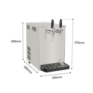 Refroidisseur de bière de haute qualité Kegerator 2 robinet distributeur de bière pression pour bar - Product Image 1