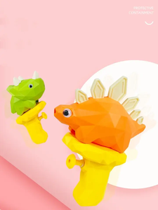 Commercio all'ingrosso estate piscina all'aperto spiaggia carino dinosauro colorato bambini ragazzo gioco regalo mini plastica acqua giocattolo sparare pistola per i bambini - Product Image 3
