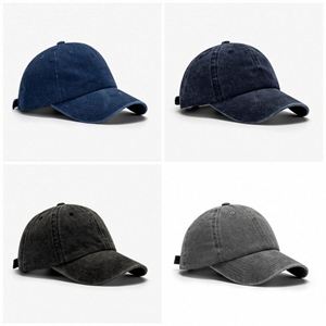 หมวกแก๊ปเบสบอลผ้าฝ้าย 6 แผง ปรับขนาดได้ สำหรับกีฬากลางแจ้ง พร้อมปักลาย 3 มิติ หัวเข็มขัดโลหะ สำหรับผู้ใหญ่ทุกเพศ-ทุกวัย ผ้าทั่วไป - Product Image 3