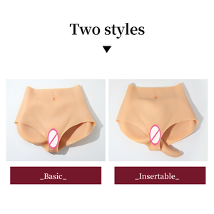 Calcinhas de Silicone de Cintura Alta com <span class=keywords><strong>Vagina</strong></span> Falsa, <span class=keywords><strong>Vagina</strong></span> Artificial para Transvestidos, Pode Ser Inserida para Homens CD que se Vestem de Mulheres - Product Image 3