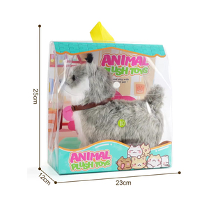 Lindo Perro de Peluche Eléctrico de Simulación, Juguete con Sonido Activado por Tacto, Música, Movimiento, Juego de Imitación, Juguete de Animal para Niños, Juego en Casa - Product Image 6