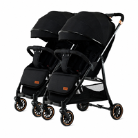 Ensemble de poussettes pour bébé détachables et réglables, poussette de voyage pliable pour bébé, poussette pour jumeaux