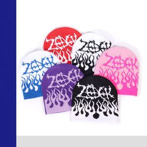 Gorros de Invierno Personalizados al por Mayor con Diseño Personalizado, Gorros de Punto Jacquard 100% Acrílico Y2K, Gorros Cálidos de Invierno con Logotipo Personalizado - Product Image 1