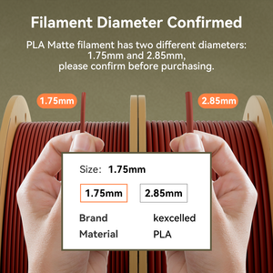 Filament <span class=keywords><strong>PLA</strong></span> de haute qualité <span class=keywords><strong>Kexcelled</strong></span>, couleur mate, brun clair, 1,75 mm, 1 kg, filament <span class=keywords><strong>PLA</strong></span> au prix le plus bas - Product Image 3