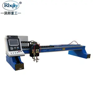 Rbqlty Profesional Sheet Metal Cutting Machine 2040 200A Huayuan Gantry Cnc Plasma And Flame Cutting Machine