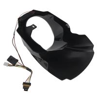 Accessoires de moto noirs de haute qualité Yongjin, phares LED pour Harley Breaker, plaque de garniture de phare