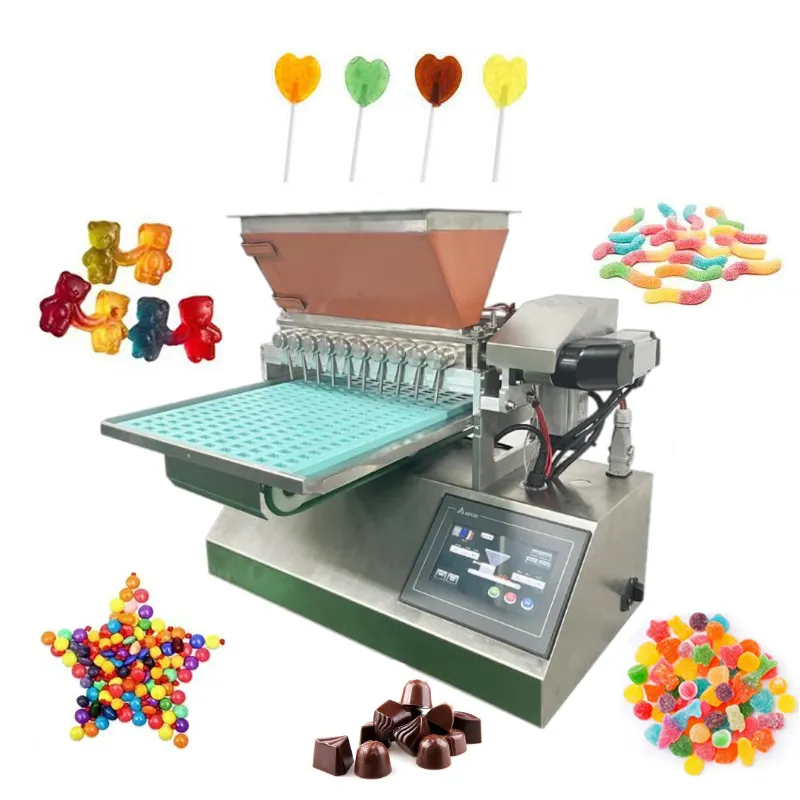 Kleine Fruitgelei Snoep Machine Gummy Candy Machine Gummy Deposant Zacht Snoep Deposant Machine