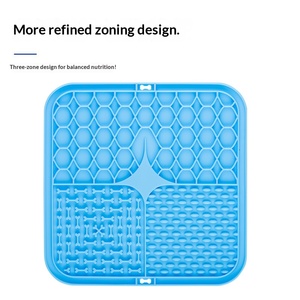 Tapis de reniflement interactif de luxe moderne pour chien, tapis de léchage en silicone pour alimentation lente, vente chaude - Product Image 4