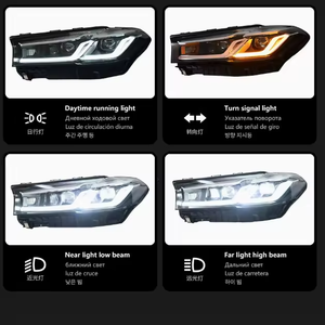 Accesorios para Auto de Alta Calidad, Nuevos Faros Delanteros LED de 12V para M5 Serie 5 G30 G38 2018-2022, Plug & Play, 6000K, 100% Compatibles - Product Image 3