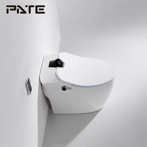 smart white concealed tank one piece color ceramic toilet bath