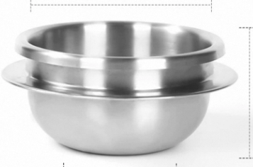 Silver 1.2L pot body