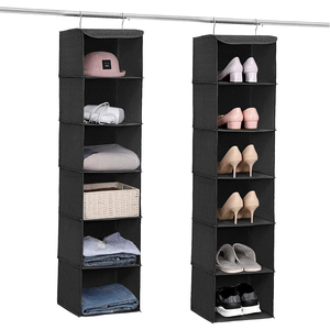 wardrobe hanging closet organizer portable clothes closet storage bag for clothing socks hats shoes bags