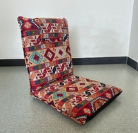 Arabe saoudien/Sadu tissu plancher réglable inclinable pliant méditation sol pliant chaise de méditation coussin