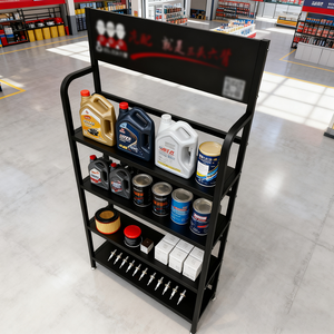 Étagère métallique robuste et écologique, personnalisable pour entreprise, avec logo sur mesure pour présentoir de magasin <span class=keywords><strong>automobile</strong></span>, huile de lubrification, huile moteur - Product Image 5