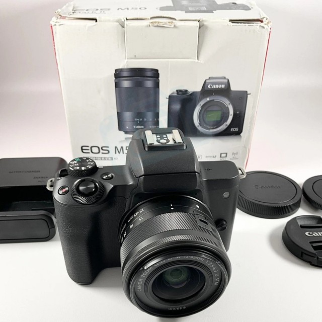 HFT Professional EOS M50 Mark II 24.1MP Digital Camera with 15-45mm STM Lens Wholesale