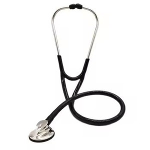 Stéthoscope médical Hmyl en acier inoxydable, double écoute, cardiologie, usage respiratoire, modèle à diaphragme flottant gravé HM-450P - Product Image 2