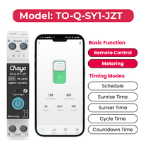 Interruptor de Circuito MCB TUYA Zigbee3.0 1P+N 63A para Riel DIN, Automatización del Hogar Inteligente, Control Remoto Inalámbrico, CE/CB/FCC Chayo