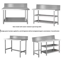 Table en acier inoxydable pour cuisine, autres fournitures hôtelières et de restauration, équipement de cuisine commerciale