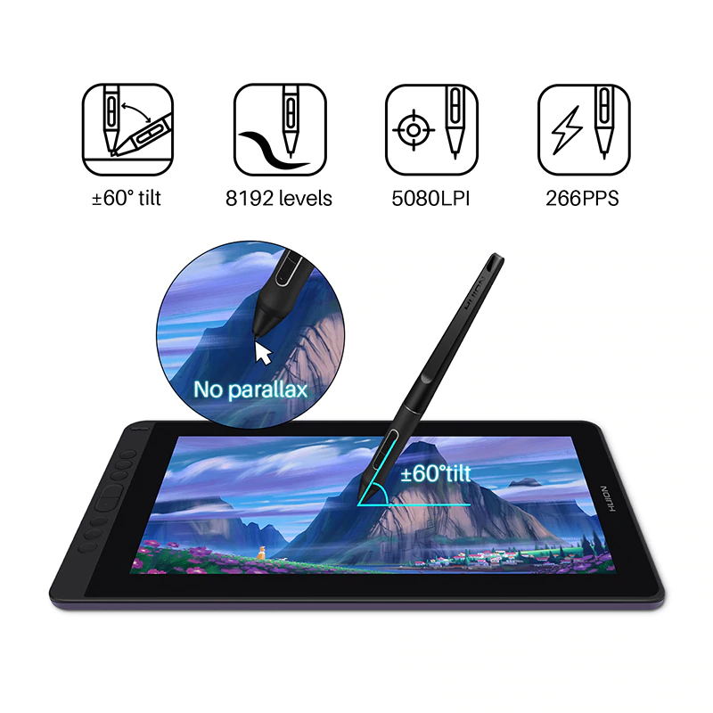 Huion Kamvas 13 Digital Drawing Pen Display for Beginners